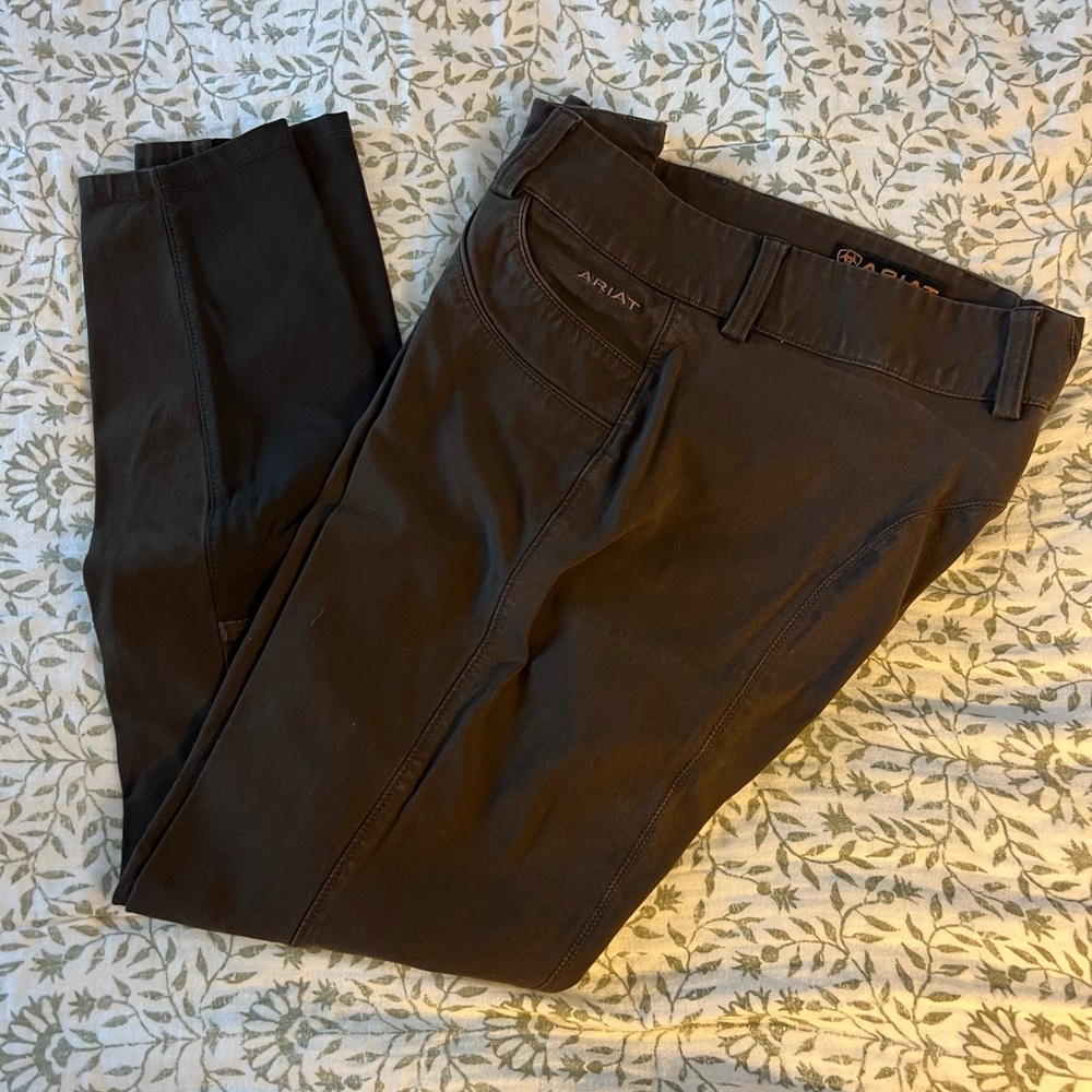 Ariat Pro Series Brown Knee Patch Equestrian Breeches